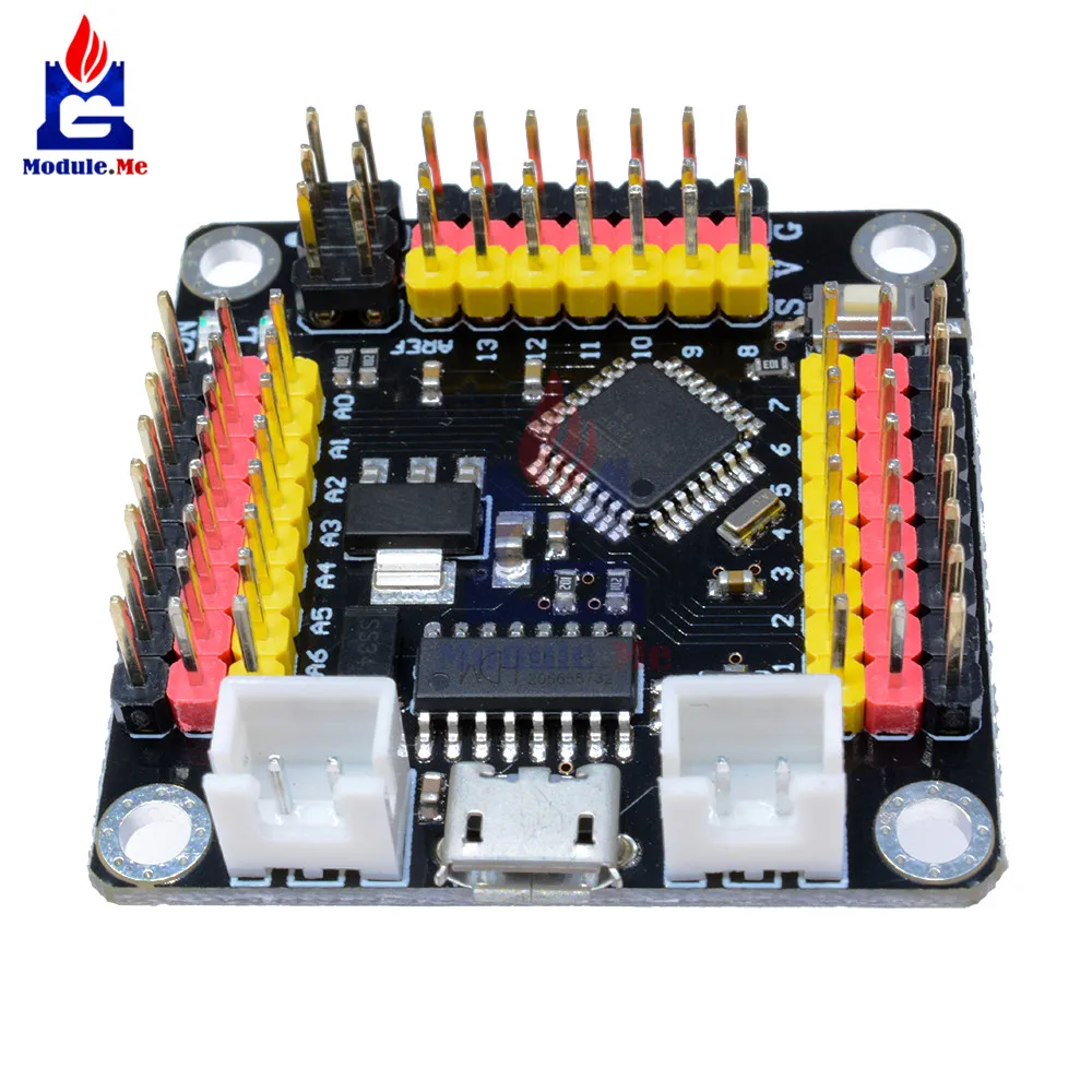 Дм сильная серия CH340 CH340G микро USB Нано V3.0 Atmega328 Pro мини Сильный модуль Atmega328P плата микроконтроллера для Arduino