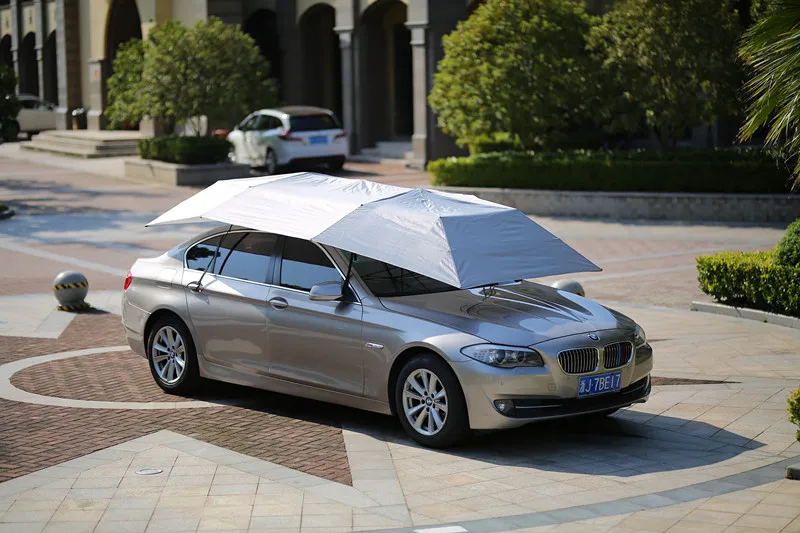 Outdoor Automatic Waterproof Car Umbrella Automobile Cover Remote Control Portable