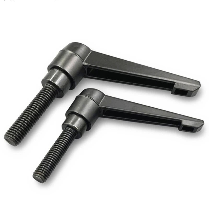 1pcs M10 Male Thread 25-50mm Adjustable Handle Clamping Lever Hex Socket Drive Industrial Hardware for Machine Tool Factory Manufacturing M1025