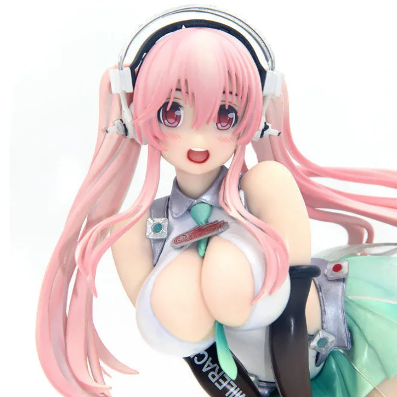 

New 20cm Big Japanese Anime Version Figure Cute SUPERSONICO PVC Action Figure Model Toy Best Gifts Beauty Sexy Girl WX108