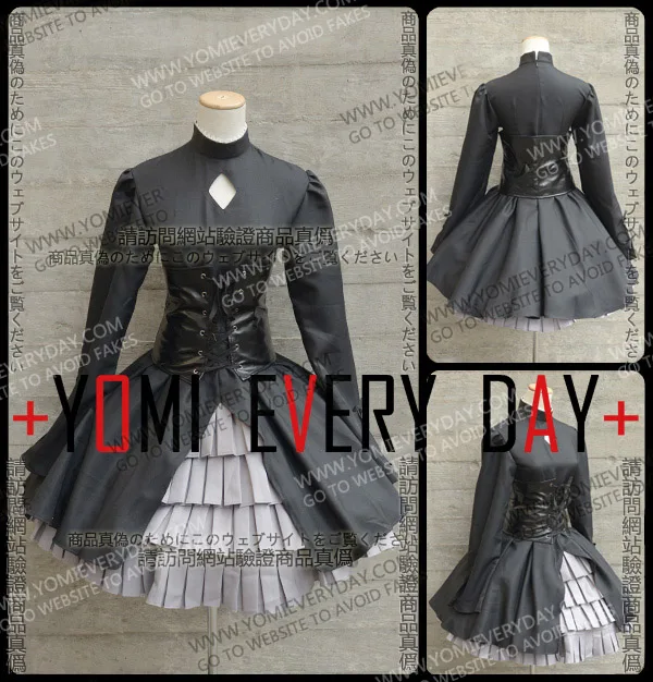 

Fate stay night Saber cosplay costume custom any size