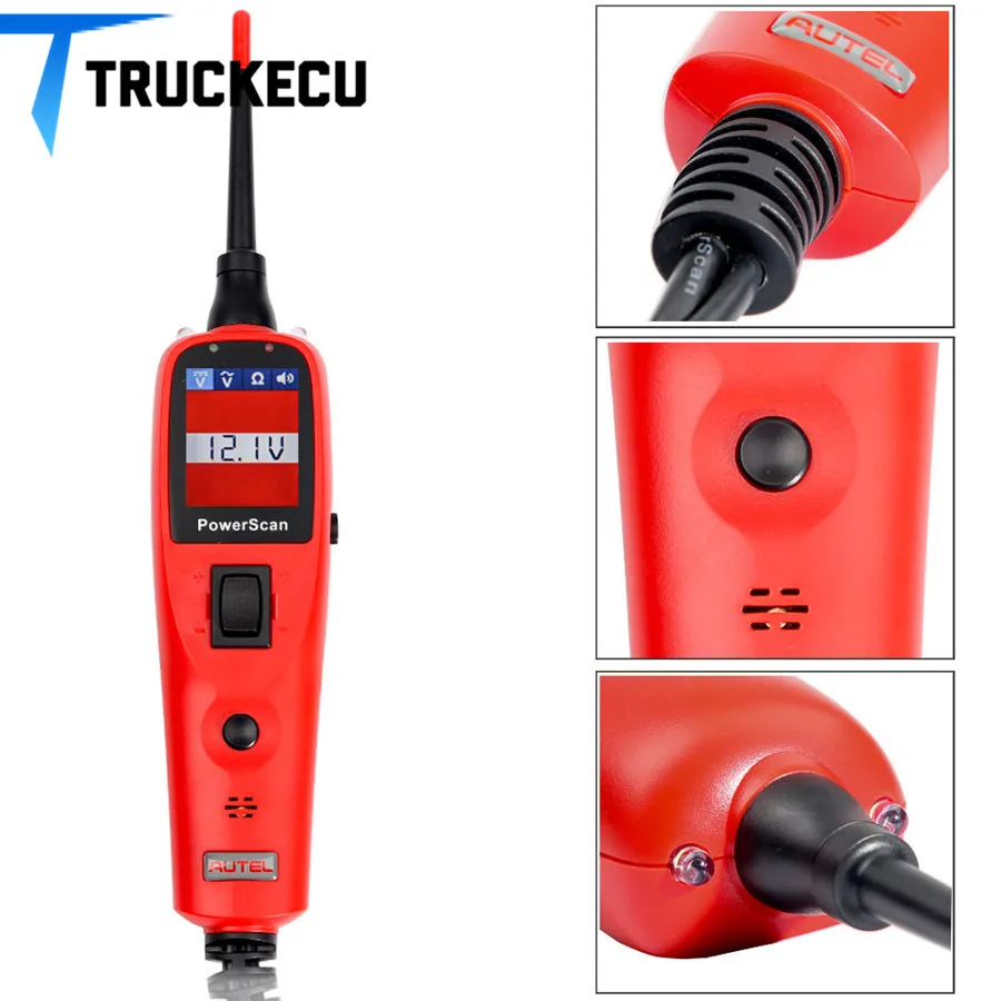 Autel PowerScan PS100 Sistema eléctrico herramienta de diagnóstico coche automotriz OBD2 escáner circuito probador Sistema eléctrico lector de código Autel PowerScan PS100 Sistema eléctrico herramienta de diagnóstico coche automotriz OBD2 escáner circuito probador Sistema eléctrico lector de código