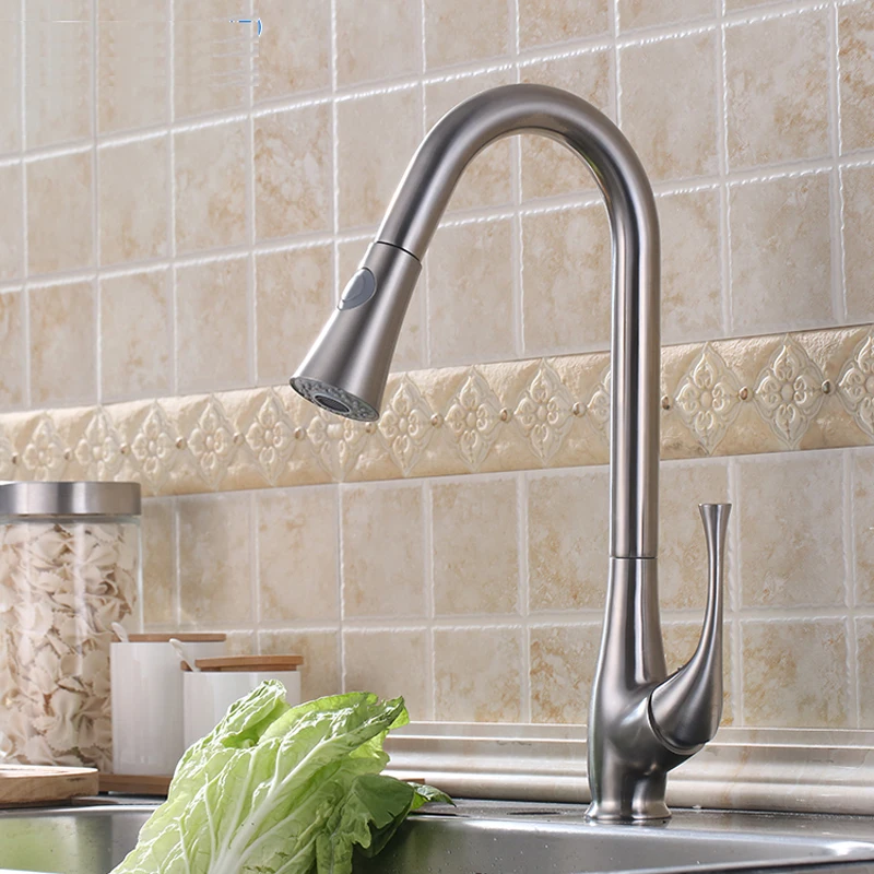 

SUS 304 Stainless Steel Speaker Typle Kitchen Pull out Faucet Water Sink Mixer