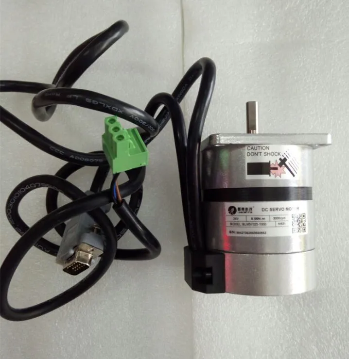Leadshine Высокая эффективность бесщеточный Servo 25 Вт DC24V безщеточный BLM57025 1000 0.08N.M 3000