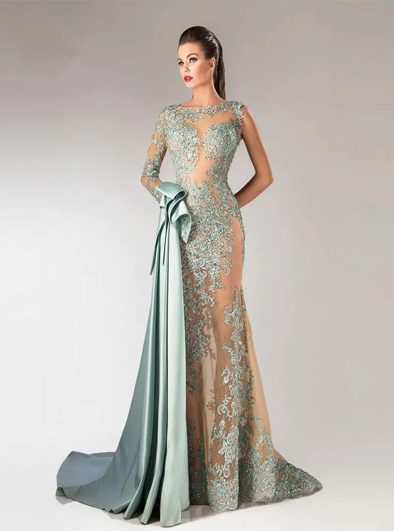 New Velvet Mermaid O-Neck Evening Dress Halter Keyhole Front Backless Prom Gowns Custom