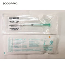 20 шт./партия 2,12*12 mm134.2KHz Технология радиочастотной идентификации, стеклянная бирка для идентификации животных, бирка для отслеживания животных в новом стиле/идентификации ПЭТ шприц чип