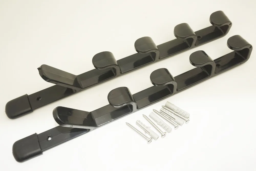 2pcs/lot Fishing Rod Rack Pool Cue Holder 5 Items Fish Gear Storage Organiser Display | Инструменты