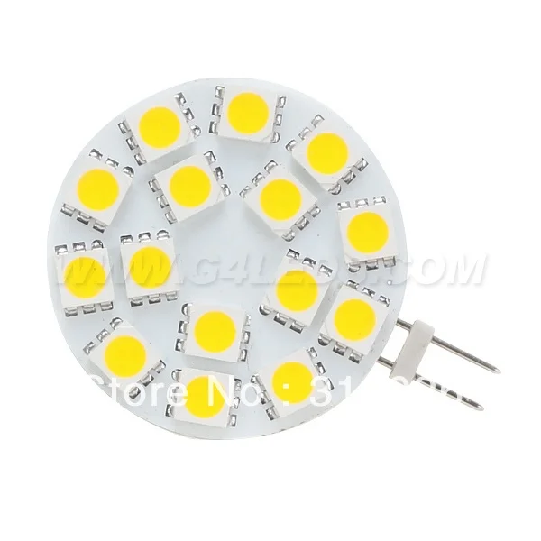 

15LED G4 Light Dimmable Lamp 5050SMD 300-330LM 3W 12VAC 12VDC 24VAC 24VDC