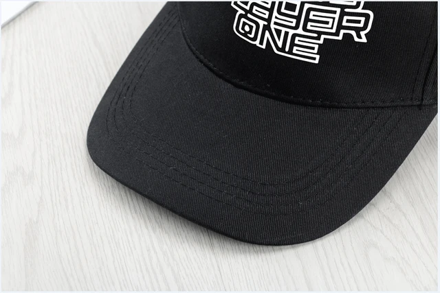 2018 Science Fiction Movie Ready Player One Cosplay Hats Black Strapback Unisex Adjustable Baseball Caps
