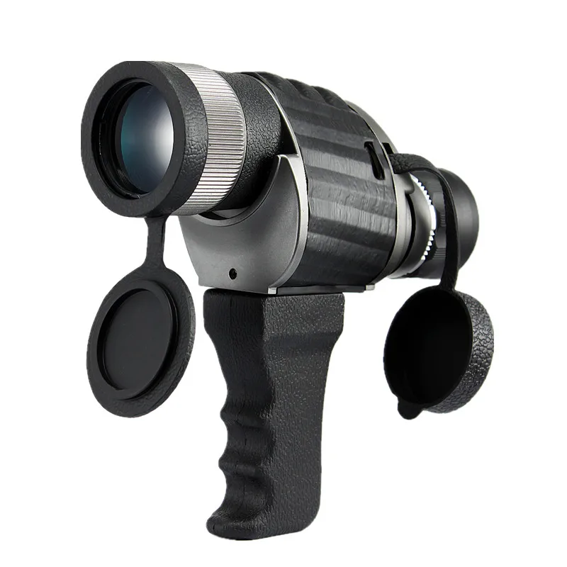 8X40 تلسكوب المحمولة أحادي قوية واسعة زاوية العدسة كبيرة مناظير أحادي للتخييم الصيد مع مقبض مجانا