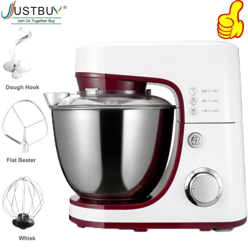 

4.2L 6-speed Kitchen Electric Food Stand Mixer Whisk Blender Cake Dough Bread Mixer Maker Machine