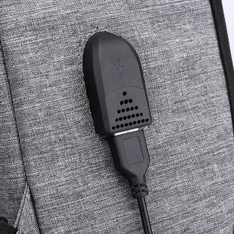 Мужская нагрудная сумка Oxford черная Дорожная на одно плечо с выходом USB для