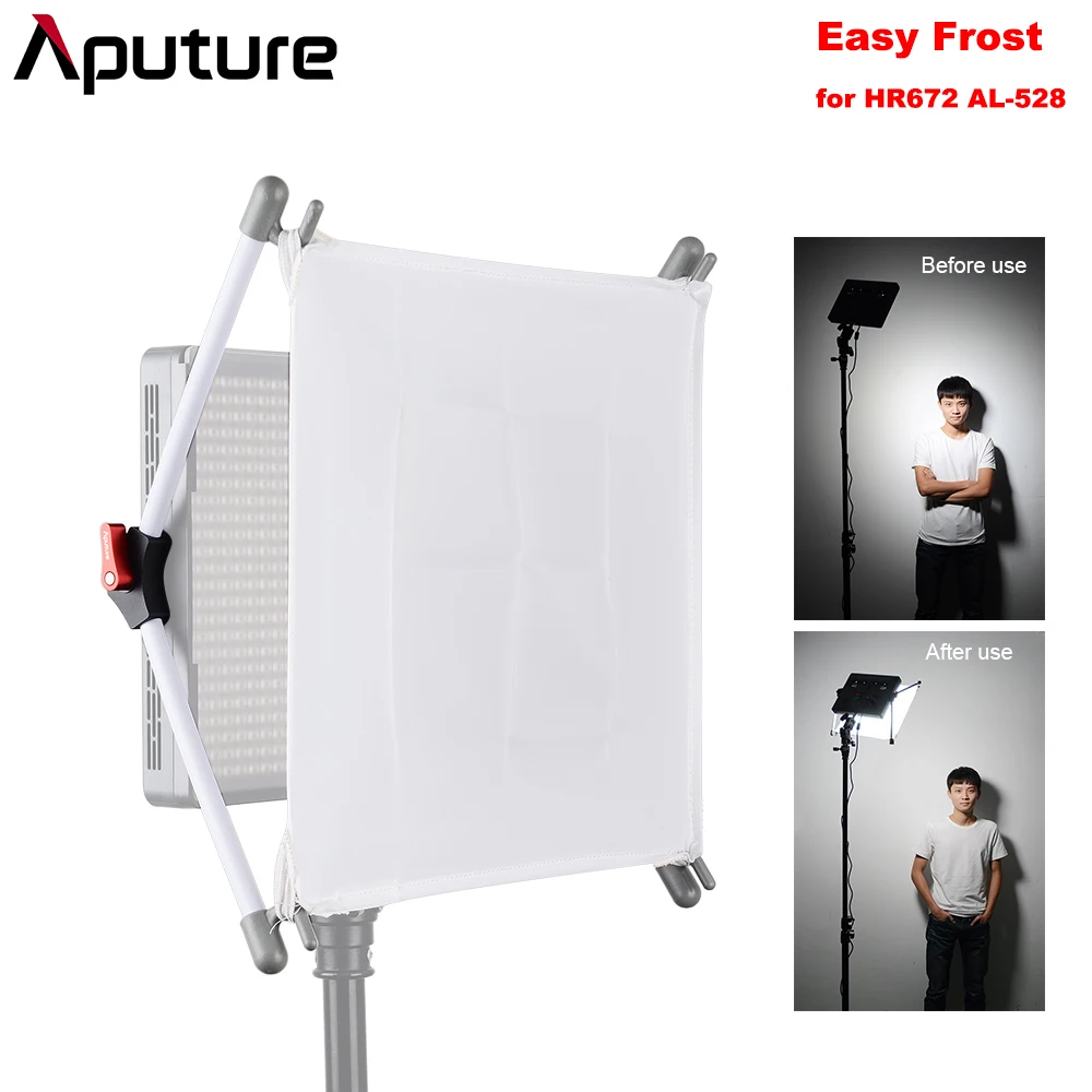 

Aputure Easy Frost Diffuser Kit Brilliant Soft for Aputure Amaran Serires HR672 AL-528 and Other LED Video Studio Camera Lights