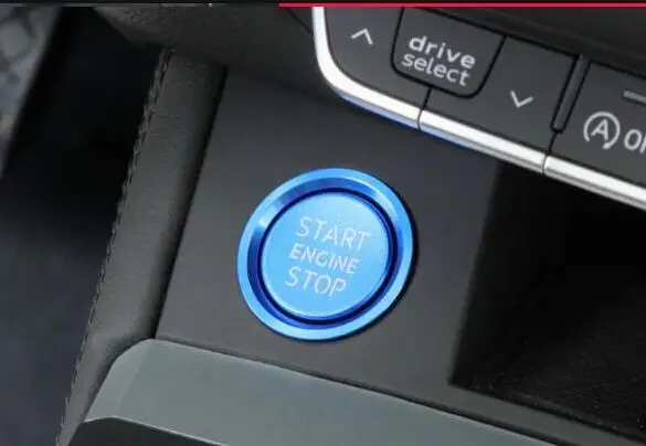 For Audi A4L/A5/A6L/A7/A8/Q5Q5L one-button start decorative ring ignition button interior decoration refitting special