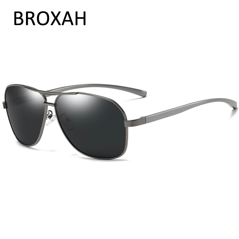 Night Vision Glasses 2019 Retro Pilot Polarized Sunglasses Men Brand Driving Glasses Metal Shades Male Lunette De Soleil Homme