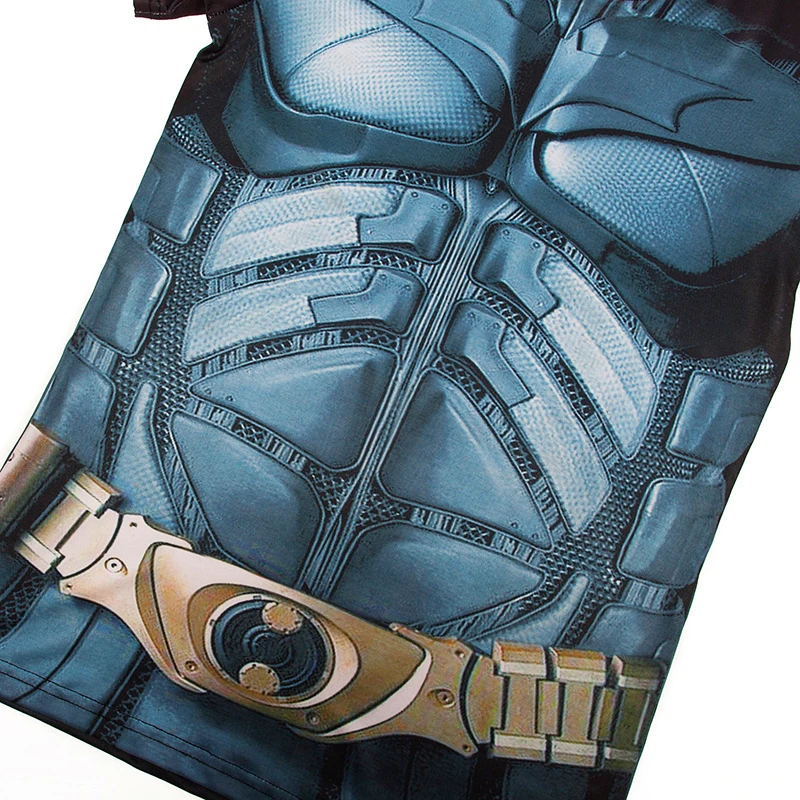 Marvel супергерой, Бэтмен 3D печатных футболки бег рубашка мужская с длинным рукавом дышащий Рашгард человек тренажерный зал фитнес Велоспорт футболка Топ
