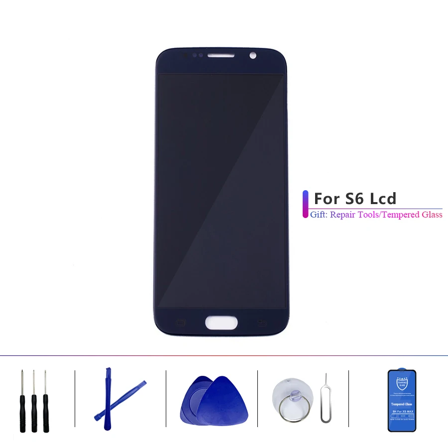 

LCD Display Touch Screen Digitizer Replacement with Frame for SAMSUNG GALAXY S6 G920 G920Fg920f lcd Display