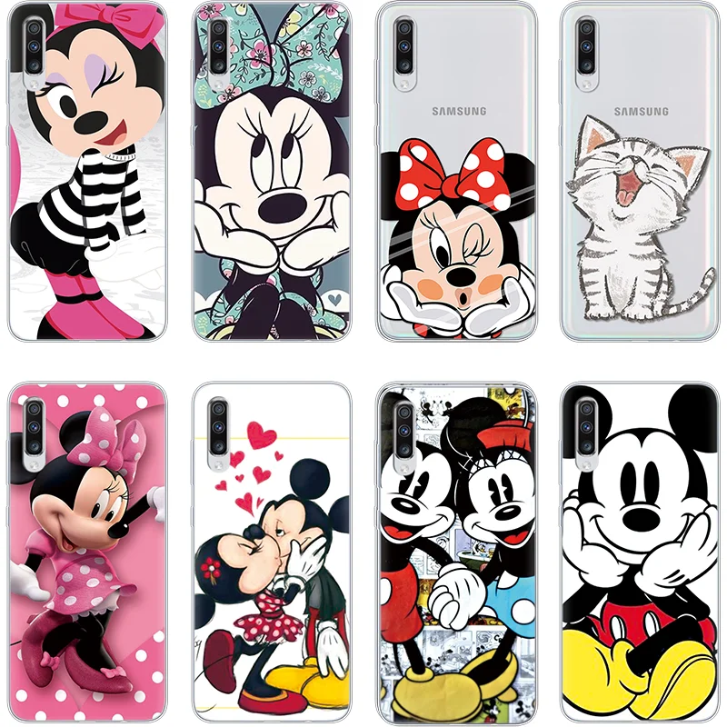 

For Samsung Galaxy A70 6.7" A70 A 70 A705 SM-A705F Cartoon Comic Mouse Soft TPU Cover For Samsung Galaxy A70 A705F SM-A705F Case