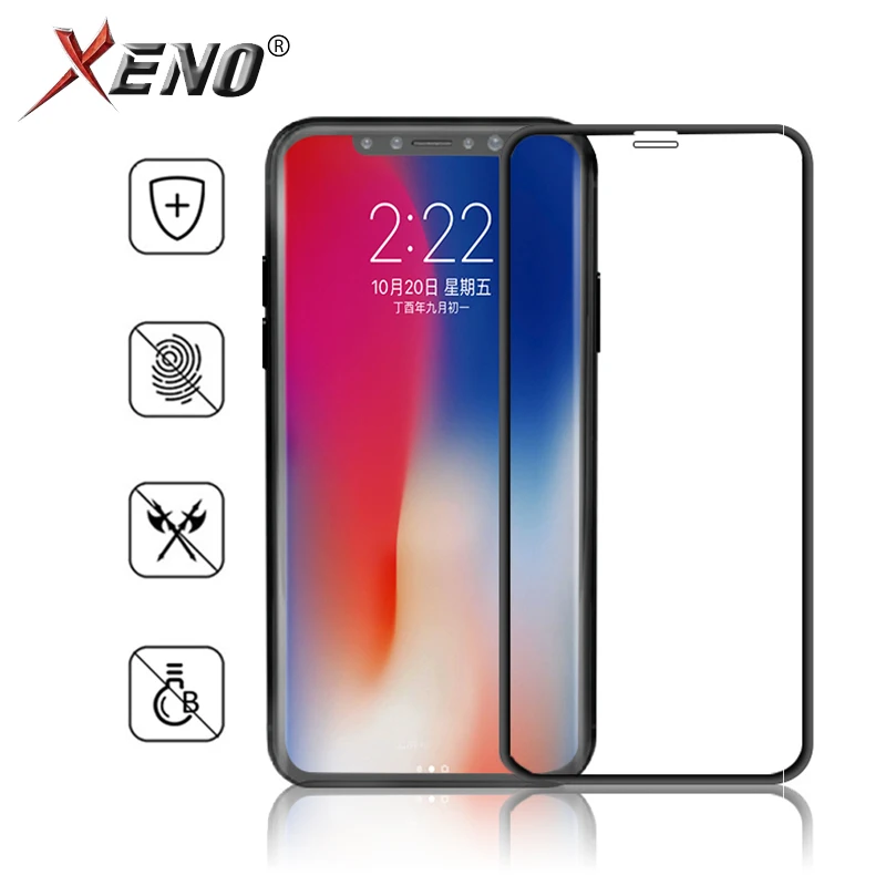 5D tempered glass for iPhone XS MAX X 8 7 6 6S PLUS screen