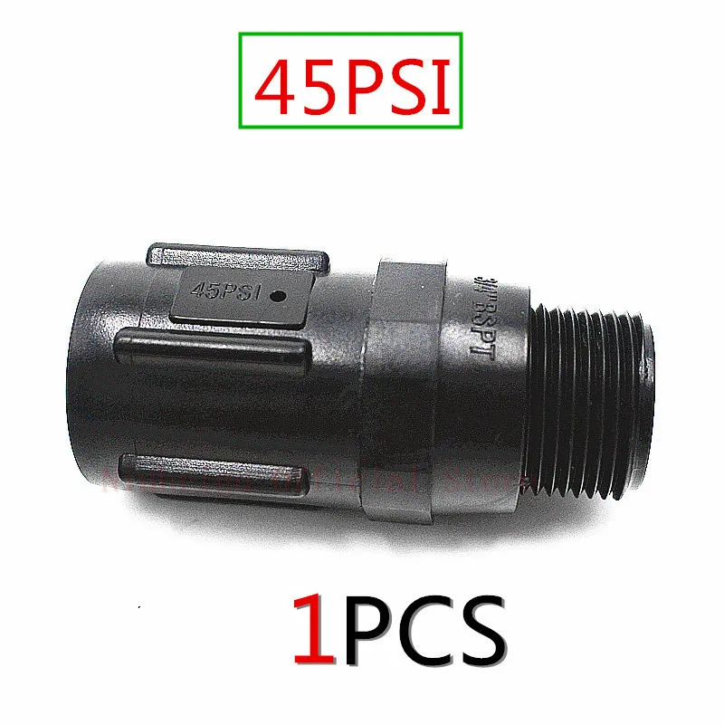45PSI 1 шт. 15PSI-45PSI предустановленные регуляторы давления с 3/" FHT x MHT резьба шланга уменьшает входящее давление воды для капельной системы - Цвет: 45PSI