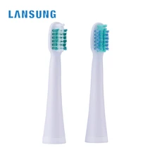 2 шт./компл. LANSUNG мягкая щетина сменная зубная щетка головки для A39 A39Plus SN901 SN902 A1 U1 звуковая зубная щетка Oral 48