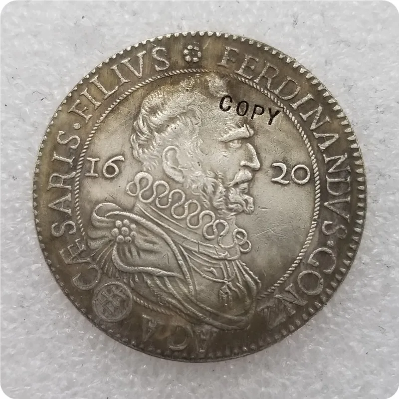 Копия итальянской серебряной монеты 1620 г. памятные монеты-копии монет медаль