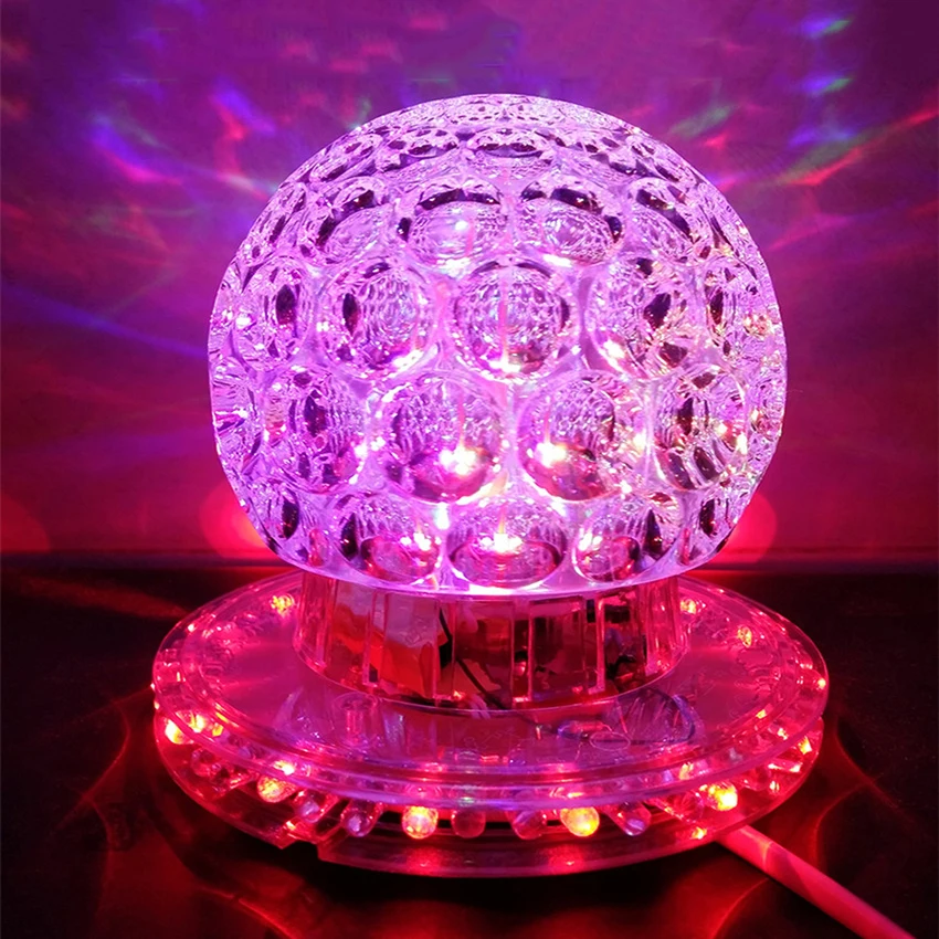 ZjRight New Crystal magic ball LED Christmas lights auto Rotating RGB projector dj bar disco Halloween decor holiday party light ZjRight New Crystal magic ball LED Christmas lights auto Rotating RGB projector dj bar disco Halloween decor holiday party light