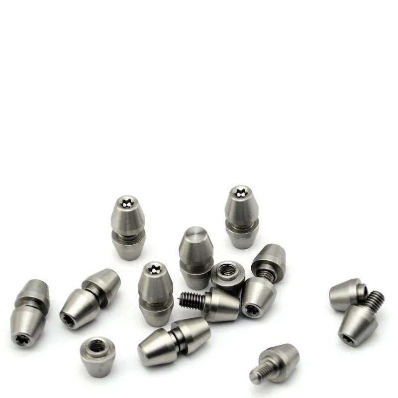 

Folding Knife DIY Knife Handle Fastening Rivet Thumbstud High Strength Push Button Axis Screw 416 Alloy Steel 2pcs