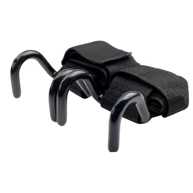  Adjustable Strong Steel Hook Grips Straps Weight Lifting Strength Training Gym Fitness Wrist Suppor