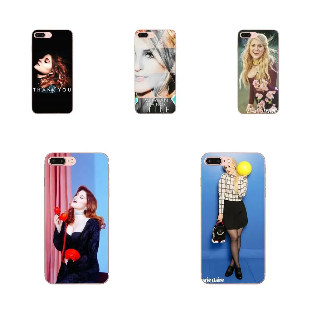 Meghan Trainor для Moto G G2 G3 G4 G5 G6 G7 HTC 530 626 628 630 816 820 One A9 M7 M8 M9 M10 E9 U11 Мягкий защитный чехол из