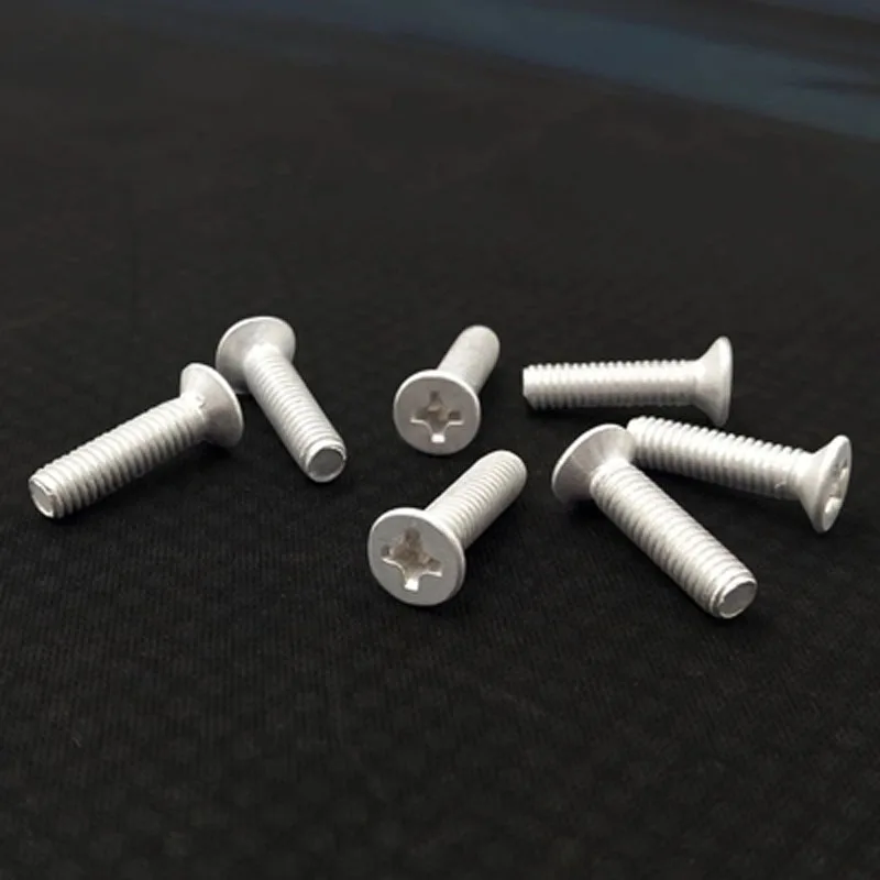 M4 Phillips Screw Flat head Screws Countersunk Machine Bolts Aluminum