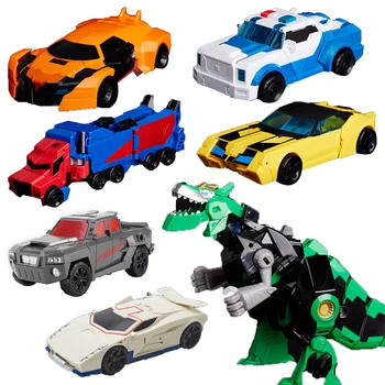 

1PCS 19cm Height Transformation Deformation Robot Toy Boys Kids Robot Cars Mobel Plastic ABS Action Figures Toys For Children