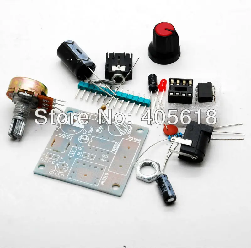 3 шт. LM386 плата мини-усилителя сигнала модуль усиления 3~ 12 V DIY KIT лучше, чем TDA2030