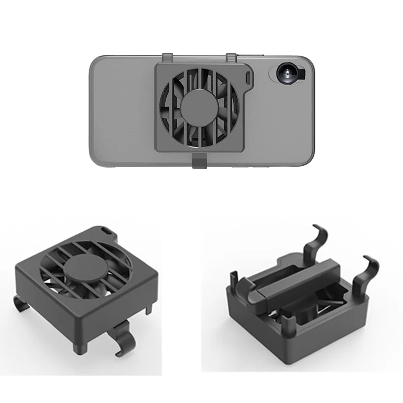 

Mobile Cooler Universal Portable Phone Cooler Fan Holder Cooling Pad Gamepad Gaming Shooter Radiator Controller Heat Sink Stand