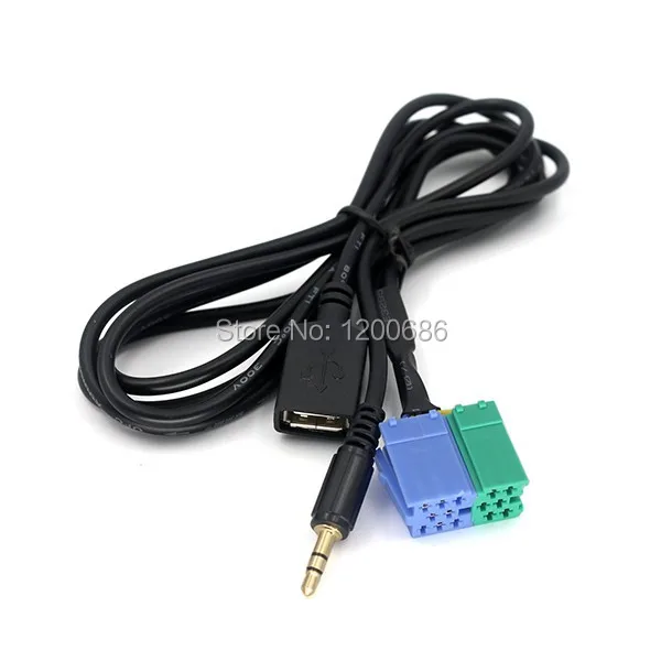 3.5 мм USB разъем аудио кабель адаптер Aux кабель CD-плееры к MP3 кабель для Hyundai Kia Sportage Акихабара