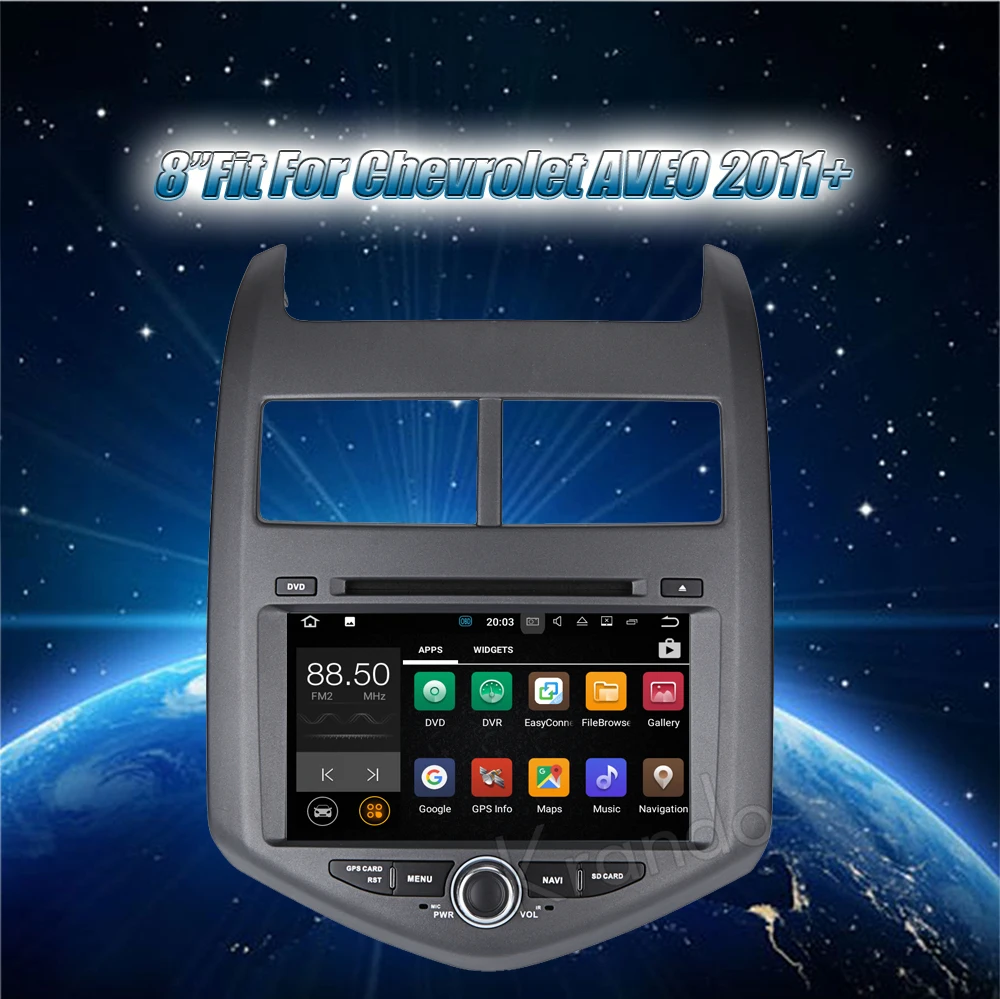 Krando 8 &quotAndroid 9 0 Автомобильная навигационная и мультимедийная система для Chevrolet Aveo