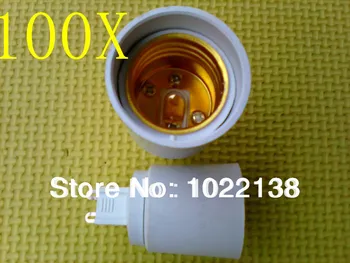 

100pcs G9 to E27 LED socket adapter Lamp Holder Converter For Led Light Bulb Lamp Free Shipping With Tracking No.