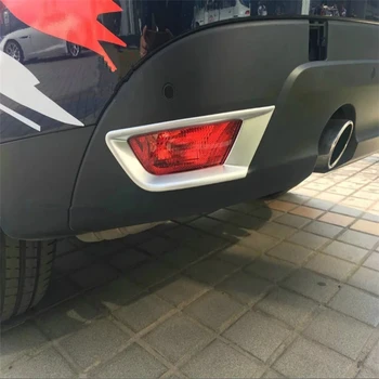 

WELKINRY car auto cover styling For Jaguar F-PACE 2016 2017 2018 ABS chrome rear tail fog lamp light sticker moulding trim