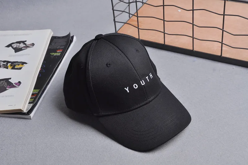 Панк уличный Бейсбол Кепки Для мужчин дизайнерский бренд Snapback черные однотонные шапочка, бейсбол Для мужчин s в стиле хип-хоп для мальчиков, шапка для бега Кепки шляпа - Цвет: Black