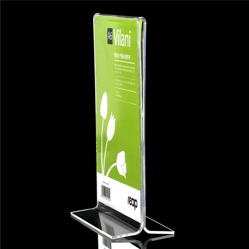 5 шт./упаковка акриловые Т образные настольные знаки|card display stand|business card holderdisplay stand