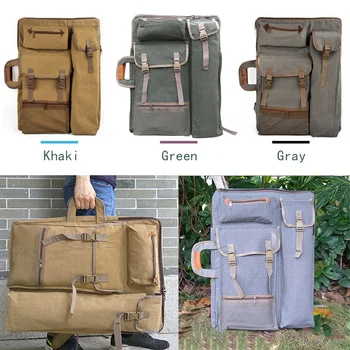 

Portable 4K Multifunction Canvas Sketchpad Bag Drawing Sketch Board Case Painting Bag Backpack Travel Art School