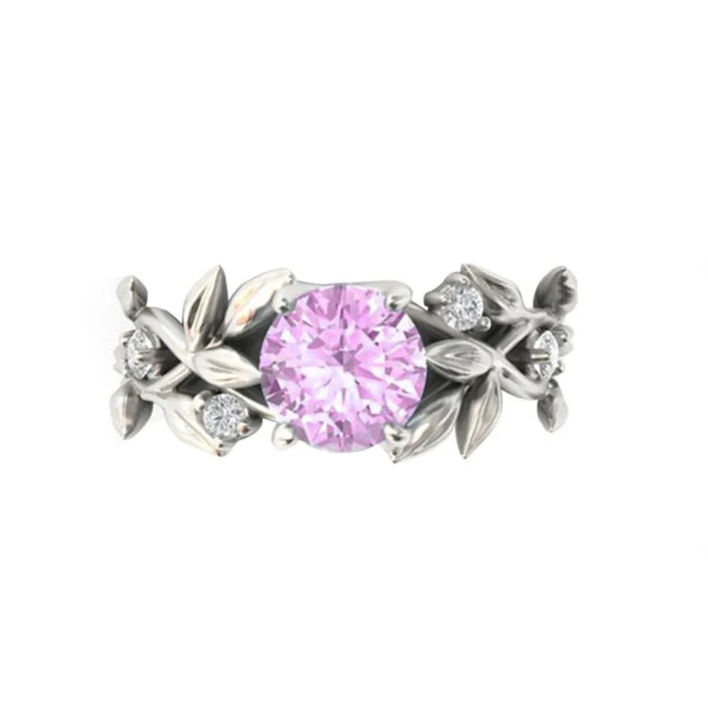 Свадебное серебряное Цвет Кольца Мода Bijoux для Для женщин ювелирные