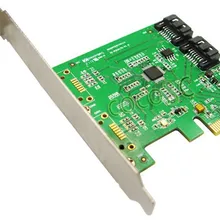 Внутренний 2 Порты SATA 6gbps PCI Express контроллер карты pci-e 1x SATA 3.0 Marvell Чипсет sup Порты ncq и Порты и разъёмы множитель fis