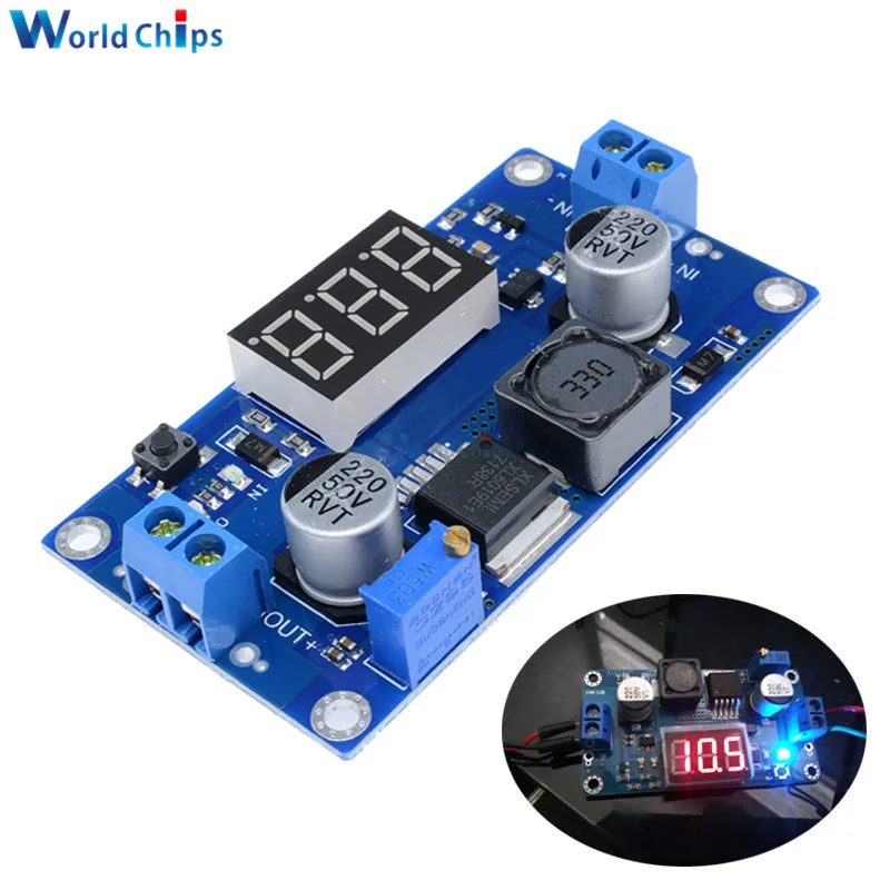 DC XL6009 цифровой повышающий Питание Модуль Регулируемый 4 5 32V постоянного тока до 35V