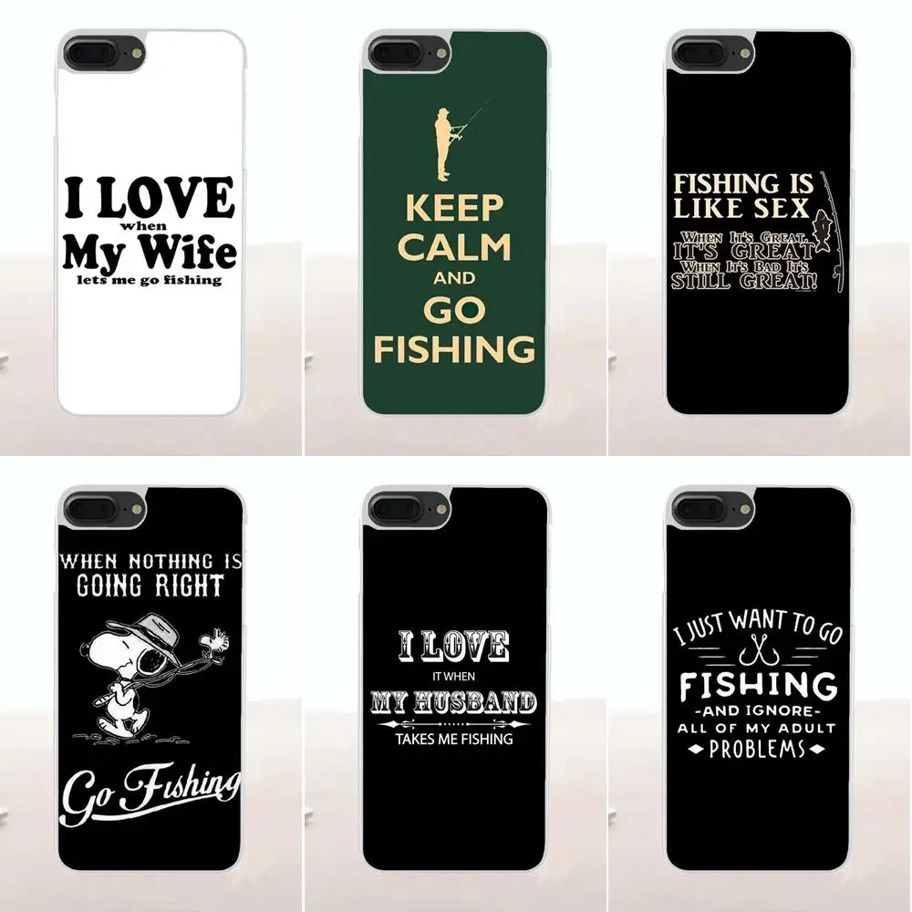 

Bixedx Cell Case For Apple iPhone 4 4S 5 5C SE 6 6S 7 8 Plus X For Apple iPhone 4 4S 5 5C SE 6 6S 7 8 Plus X Let's Go Fishing