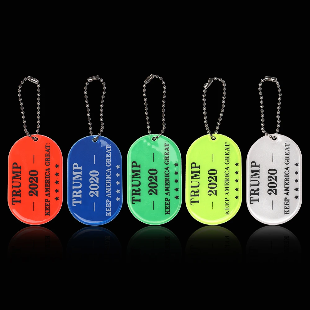 

NEW US Re-Election Trump For President 2020 MAGA America Great Keep America Great Reflective Car Keychains