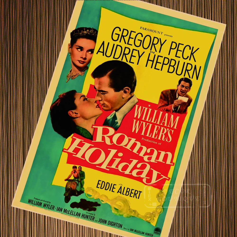 Betere 6 Choices Old Movie Poster of Roman Holiday Vintage Retro Poster LB-83