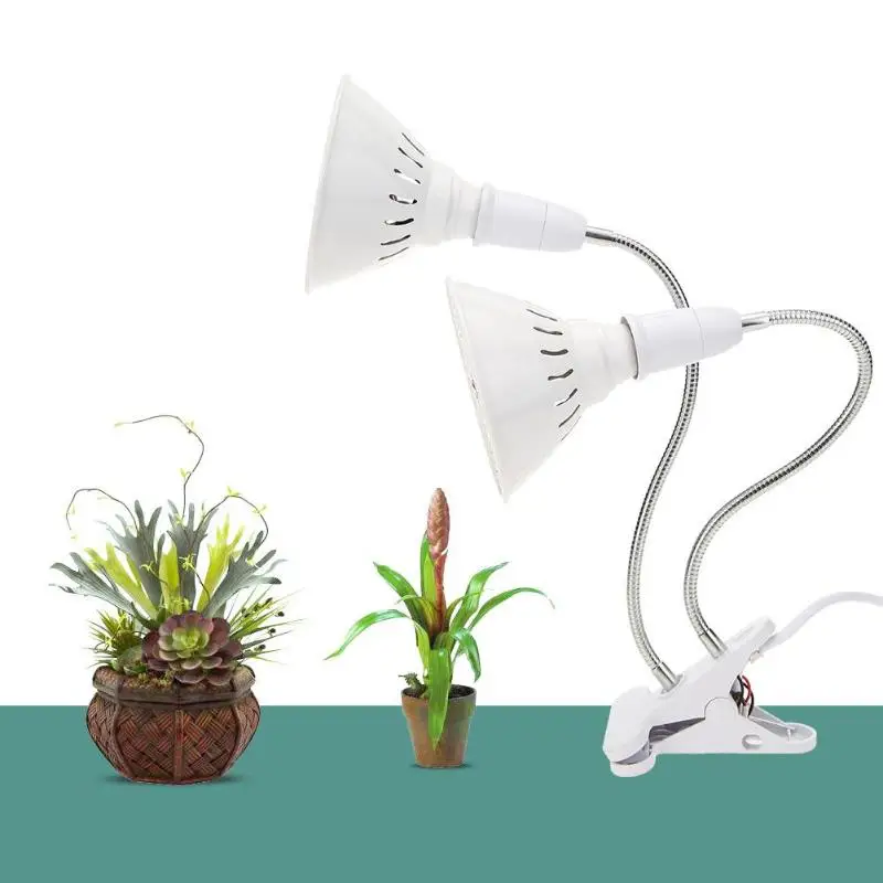 Светодиодный свет для выращивания гидропоники клип лампы для Крытый садовый парник лампа для растений полный спектр светодиодная