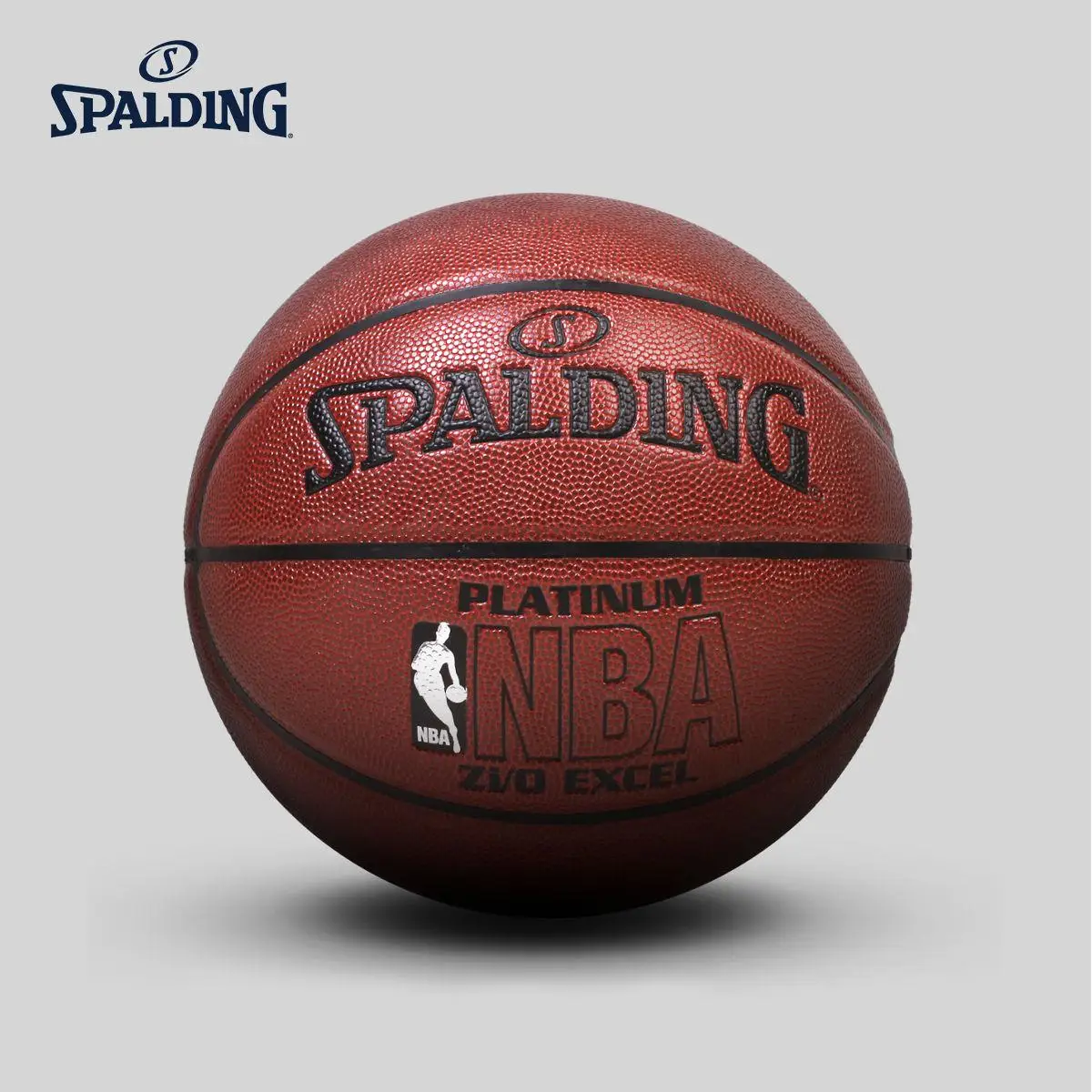 Настоящий логотип Spalding Nba, Платиновый баскетбольный мяч для помещений, Официальный Размер 7, полиуретановый материал, мужской тренировочный мяч для матча, 74-605y