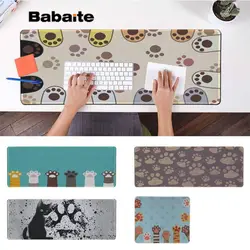 Babaite Нескользящие ПК милые кошачьи лапы индивидуальные коврики для мышки ноутбук коврик для мышки в стиле аниме Бесплатная доставка